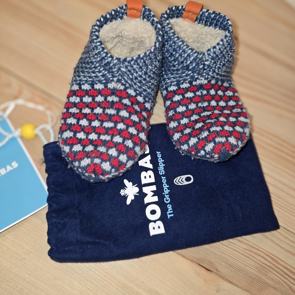 Bombas Toddler Gripper Slipper (Sherpa Lined) 